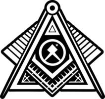 A glyph style icon of royal arch symbol vector