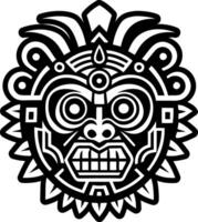 A glyph style icon of spirit guide symbol vector
