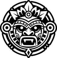 A glyph style icon of baktun symbol vector