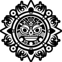 A solid style icon of divine being symbol vector