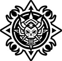 A filled style icon of celestial hunter symbol vector