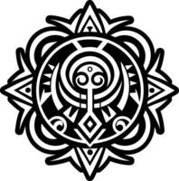 A solid style icon of mystic symbol vector