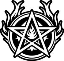 A glyph style icon of blazing star symbol vector