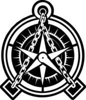 A filled style icon of broken chain symbol vector