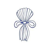 Mediterranean whimsical hand drawn sketch style illustrations vector