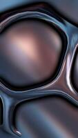 Unique Template, Pearlescent Shape in Molten Metal, Colors, Vertical Background, Luxury Design, Exclusive, Rotation video
