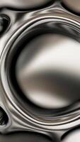 Colors, Beautiful Template, Silver Shape in Molten Metal, Vertical Background, Unique Design, Exclusive, Figures, Reflection video