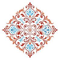 Ornamental Design Element Rhombus Shape Pattern vector