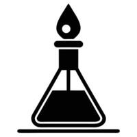 Laboratory Bunsen Burner In Black And White Style vector