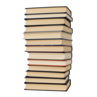 Stacked books representing knowledge and the joy of reading png