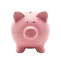 Cute pink piggy bank designed for saving money and encouraging savings habits png