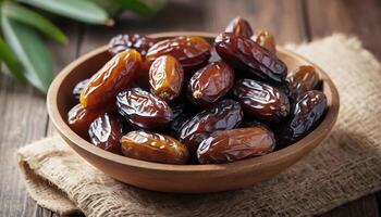 Dates are a great source of fiber and antioxidants, image of dates photo