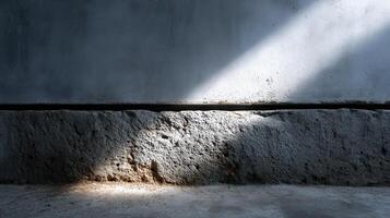 Soft Diffused Light on Rugged Concrete Wall Urban Background Copyspace Abstract Environment photo