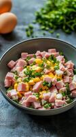 Savory Ham and Egg Salad A Delicious and Easy Recipe photo