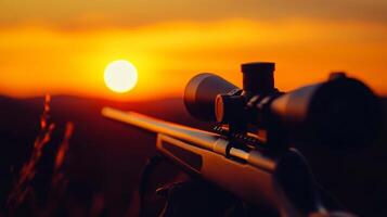 Sunset Rifle Silhouette, Hunting Precision photo