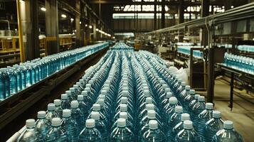 Water Bottle Production Line A Glimpse into the Factory photo