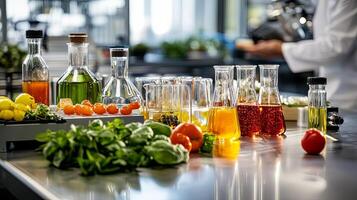 Laboratory Experiment with Food Ingredients Exploring the Science of Flavor photo