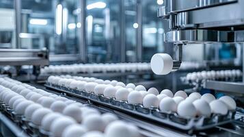 Egg Processing Line Automated System for Food Production photo