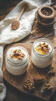 Walnut and Honey Yogurt A Delicious and Healthy Breakfast photo