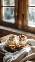 Honey Yogurt with Walnuts A Delicious and Simple Dessert photo