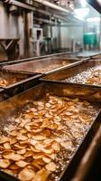 Potato Chips Production Line A Glimpse into the Making of Your Favorite Snack photo