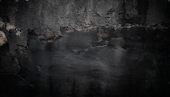 A black wall with a crack in it photo