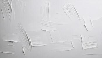 An abstract painting with white paint on it photo