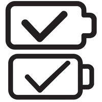 Checklist Icon Illustration With Bold Check Marks Inside Rounded Square Document Designs vector