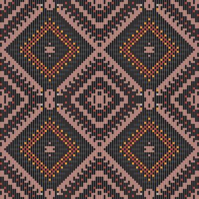 Geometry Islamic Pattern Backgroundfolk Embroidery, Aztec Geometric Ornament Print. Design for Carpet, Wallpaper, Clothing, Wrapping, Fabric