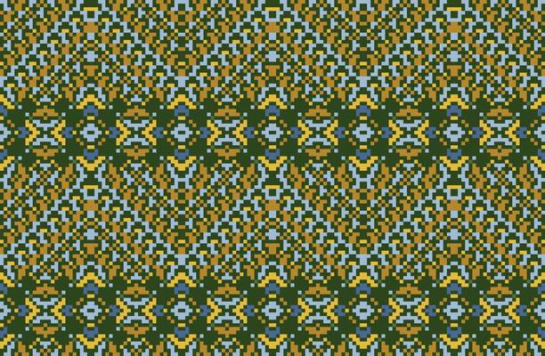 Native Patterns Geometric Pattern Drawingfolk Embroidery, Aztec Geometric Ornament Print. Design for Carpet, Wallpaper, Clothing, Wrapping, Fabric