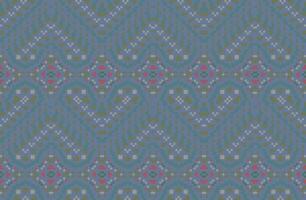 Sarong Seamless Abstract Geometric Patternfolk Embroidery, Aztec Geometric Ornament Print. Design for Carpet, Wallpaper, Clothing, Wrapping, Fabric vector