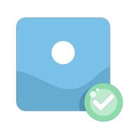 image symbol with plus sign, add image button. Minimalist and modern design, suitable for mobile applications, web interfaces and digital projects. Flat icon illustration on background. vector