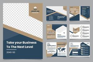 Brochure Design for Company Promotion and Business Branding Strategies, business brochure design, vector