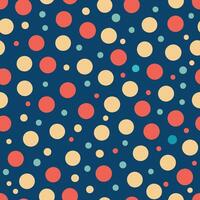 Seamless Dotted Pattern Abstract Background with Intricate Geometric Design vector