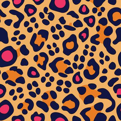 Abstract Leopard Print for Seamless Patterns