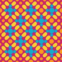 Seamless Abstract Geometric Dot Pattern with Subtle Variations vector