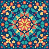 Seamless Abstract Pattern of Interconnected Geometric Polka Dots vector