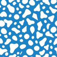 Seamless White Polka Dot Pattern for Design and Decor vector