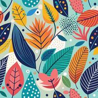 Abstract and Doodled Seamless Patterns for Creative Designs vector