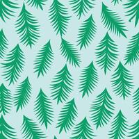 Seamless Pattern of Lush Spruce Branches Adorning a Light Background vector