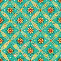 Seamless Decorative Geometric Background of Dotted Lines vector