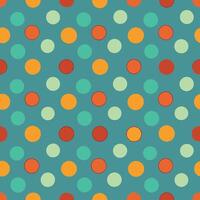 Seamlessly Repeating Pattern of Geometric Dotted Background vector