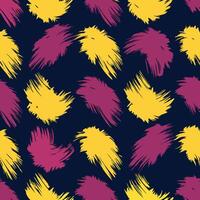 Expressive Ink Brushstrokes Forming a Seamless Patterned Background vector