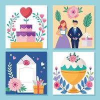 Versatile Greeting and Invitation Card Templates for Various Occasions vector