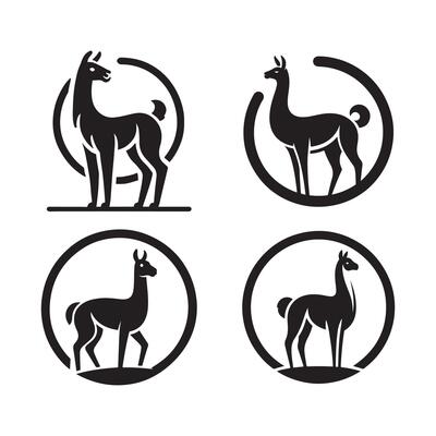 Simple Vicuna Silhouette