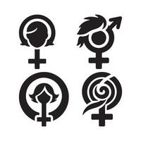 Feminist Symbol Icon Art vector