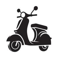 Scooter Outline Art vector