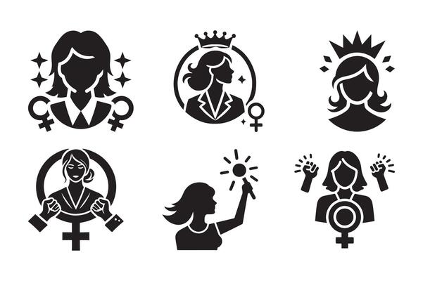 feminist silhouette images