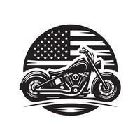 american custom silhouette vector