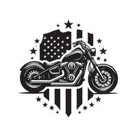 custom silhouette design american art vector